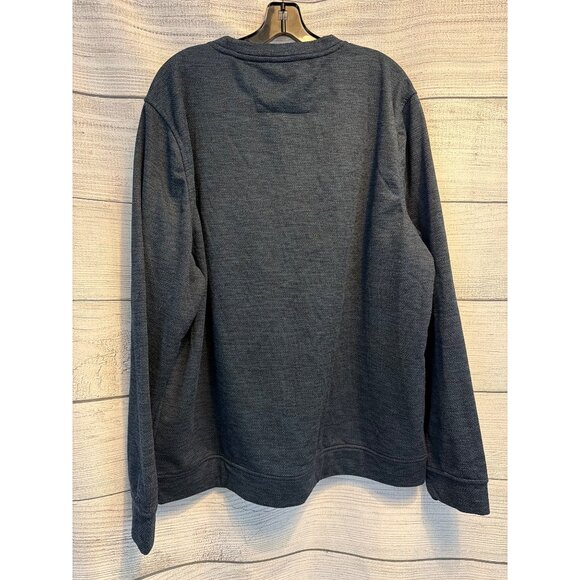 Gerry Mens Navy Long Sleeve Pullover Sweatshirt Size XXL - Picture 3 of 3